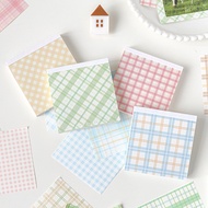 Techo Memo Pad Waffle Series 100pcs Grid Cute Colorful Sticky Note Background Paper Office Student J