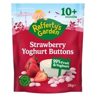 Rafferty's Garden Strawberry Yoghurt Buttons Baby Snack 12m+  [Exp: Dec 2026 - Mar 2027]