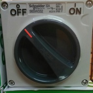 New Triple Pole Switch Schneider 56Sw332 415V 32A Ip66 Economical