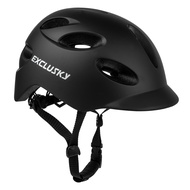 EXCLUSKY Rechargeable USB LED Light Road Bike Helmet For Men And Womens Urban Bicycle Caps Size M an
