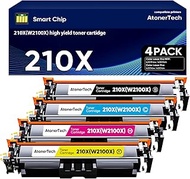 210X 210A High Yield Toner Cartridges(4 Pack )Compatible Replacement for HP 210X 210A 210 Toner Cart