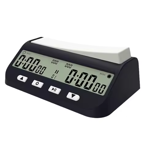Chess Tournaments Chess Clock Energy-saving Clock Chess Timer Clear Large Screen Compact Size Effici