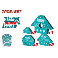 [ TOTAL ] (TAMWH7006) 7 PCS Magnetic Welding Holder Set 25LBS & 50LBS | Multi-Angle 45° 90° 135°