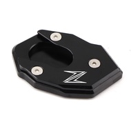 CNC Kickstand สำหรับ Kawasaki Z650 Z800 Z900 Z900RS Z1000 Z1000SX ER-6N Verysy1000รถจักรยานยนต์ Plat