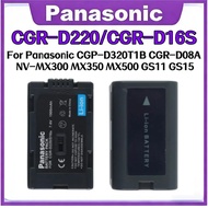 Original CGR-D220 CGR-D16S Battery For Panasonic CGP-D320T1B CGR-D08A NV-MX300 MX350 MX500 GS11 GS15