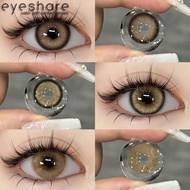 Eyeshare 2pcs ASURA Brown Contact Lens 14.5mm Nature Big Eyes Contact Lens Color Contact Lens Yearly