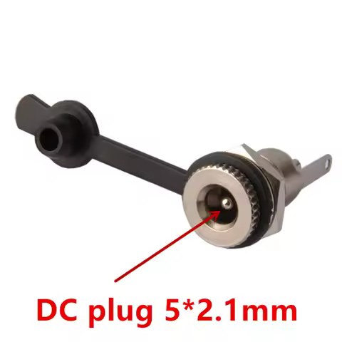 5Pcs/Set DC099 5.5 mm x 2.1mm DC Power Jack Socket Female Panel Mount Connector metal 5.5*2.1