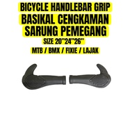 BICYCLE HANDLEBAR GRIPS SILICONE RUBBER SARUNG TANGAN CENGKAMAN PEMEGANG BASIKAL GETAH SILIKON BMX M