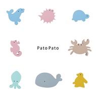 [PatoPato] Soft Building Blocks-Marine Life Series I Random Excellent I Total 8 I Bath Toys I Animal