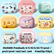 For Huawei freebuds 4/5/6/5i/6i/7i case Shockproof Headphone Case Cover Huawei freebuds 5i/6i case S