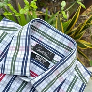KEMEJA ARNOLD PALMER Cotton Shirt Short Sleeve White Green (L)