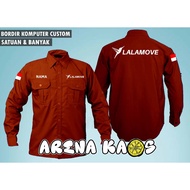 KEMEJA Lalamove Shirt/LALAMOVE Work Shirt LALAMOVE LALA MOVE