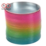Gradien Color Giant Magic Metal Science Toy Rainbow Spring Science Toy Steel Spring