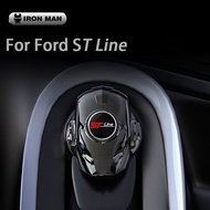 Ford ST line Car Press Start Button Cover Engine Start Stop Button Cover Decoration Press Start Cover One Key Start Iron Man Car Styling Accessories