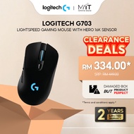 【Damaged Box】Logitech G703 Lightspeed Wireless Gaming Mouse W/Hero 16K Sensor/PowerPlay Compatible 9