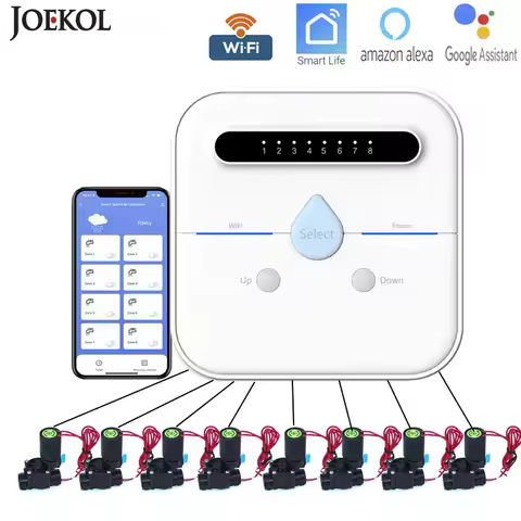 WIFI Connect Smart Watering Timer Garden Irrigation Controller Waterproof Water Valve Irrigation Tim
