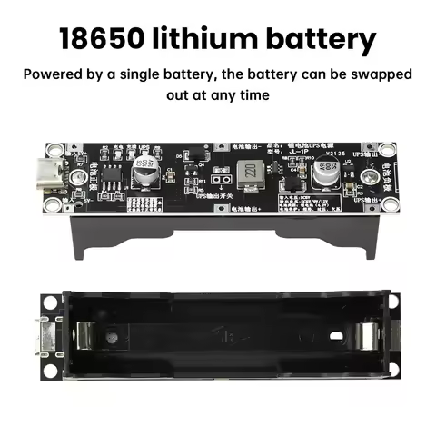 5V 9V 12V 18650 Lithium Battery Step Up Boost Module UPS Uninterruptible Power Supply Module Charge