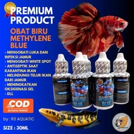 MEDICINE PREMIUM METHYLENE BLUE 30ML MEDICINE FOR BETTA FISH, LOUHAN, ARWANA AND ALL TYPES OF ORNAME