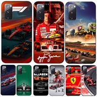 Case For Samsung Galaxy S20 FE Case Silicon Phone Back Cover Black Tpu F1 team Ayrton Senna Lewis Mc