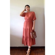 Shopia casual dress, women's long dress L - 4XL