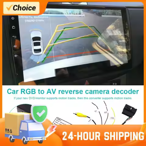 12V Reversing Camera Adapter RGB To AV Reverse Camera Interface for Volkswagen RCD510 RNS510 RNS315 