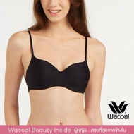Wacoal Wireless Bra เสื้อชั้นใน Seamless ผู้หญิง รุ่น WB3A14 สีดำ (BL)