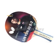 Butterfly World Top Ranking Lin Yun-Ju S-2 Shakehand Table Tennis Wood Racket Preassembled With Rubber