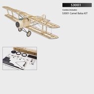 Balsa & Plywood RC Plane Kit 1200mm/47.2" Sopwith Camel WW1 Scale Model Historical Aircraft DIY for