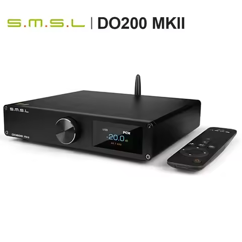 SMSL DO200 MKII MQA Full Decoding Audio DAC ES9068AS*2 XMOS XU316 Bluetooth 5.0 OPA1612*5 Op Amp DSD