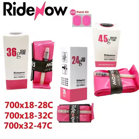 RideNow TPU Bike Inner Tube 700C 700x18 23 25 28 32 35 37 40 47C Ultralight Gravel Tire MTB Bicycle