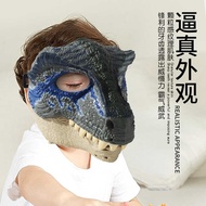 Children Mask Dinosaur Moving Mouth Mask Mask Funny Headgear Velociraptor Party Funny Props