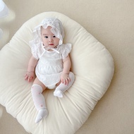 Baby Clothing Girls Short Sleeve Lacy Embroidery Newborn Romper Baby Jumpsuit Bodysuit 0-24 Months
