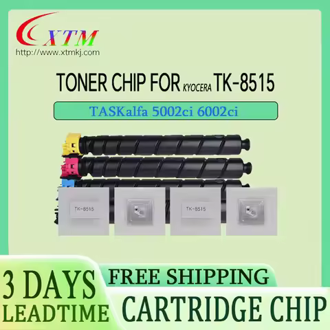 4X Toner chip TK8515 for Kyocera TASKalfa 5002ci 6002ci printer TK-8515 laser cartridge chip