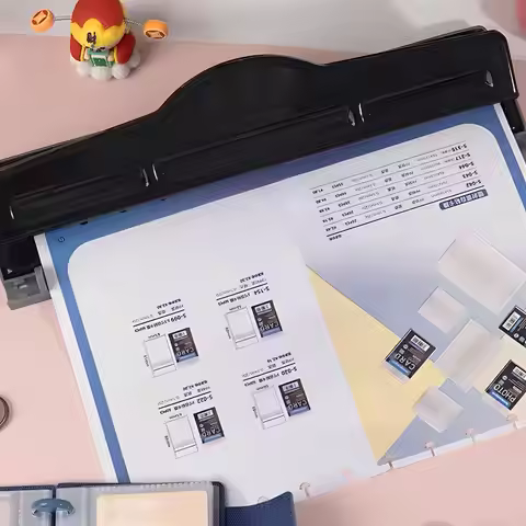 1PC 11-hole mushroom-shaped hole punch, suitable for making A4/A5/B6 size scrapbooks and planner bin