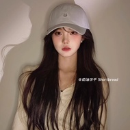 Topi Topi wanita 帽子 帽子女Kitty Baseball Cap Girls Japanese Sweet Cute All-Match Disposable Hat Kitchen