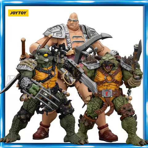 [Available in Asia] JOYTOY 1/18 Action Figures TMNT Ninja Turtles Slash Tokka Krang Anime Figures To