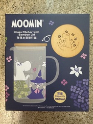 MOOMIN 姆明 玻璃水壺連竹蓋