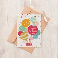 Pintoo Puzzle Card - Birthday Balloons V1042