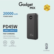 Gadget MIX Diginut P-39 PD 45W 20000mAh Powerbank/ LED Power Display/ Charge Laptop/ worry-free Jour