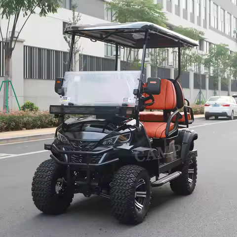 2025 New Design 48v Lithium Golf Cart 4 Seat Sightseeing Car Electric Golf Buggy for Adult