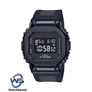 Casio G-shock GM-S5600SB-1D Black Ion Plated Bezel Digital Ladies Fashion Watch