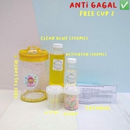 .!!Slime KIT/SLIME MATERIAL/SLIME BOOSTER/DIY SLIME/SLIME MAKER/DIY KIT/EDUCATIVE TOYS/S-YELLOW