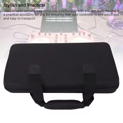 DJ Controller Storage Bag Portable Carrying Case for Double Channel DJ Controllers