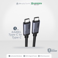 UGREEN 65383 240W Thunderbolt Gen 4 Type C to Type C Data Cable 1M 1 Meter 16K 60Hz 8K 60Hz 4K 144Hz