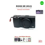 RICOH GR กล้องดิจิตอลริโก้ 16.2MP Digital Compact Camera ไฮเอนด์ วินเทจ APS-C Sensor Prime Lens 28mm