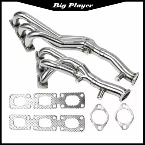 Universal Performance Stainless Steel Exhaust Manifold Header for E46 325i 330i Z3 Z4 00-04; M52-E46
