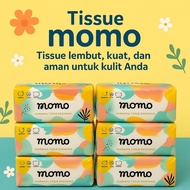 PLASTIC MAHKOTA l PACKAGE 6 PACKS MOMO FACIAL TISSUE 250 SHEETS - FACIAL TISSUE 6 packs