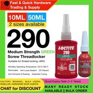 BOLT NUT SIZE >M2-M12 10ml 50ml 290 LOCTITE thread lock glue diy wire rim custom seal anti rust scre