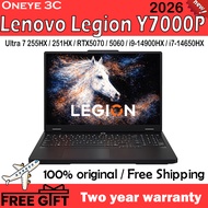 2026 Lenovo Legion Y7000P Gaming Laptop with Ultra7 251HX/255HX /RTX5060 /RTX5070 Discrete Graphics