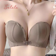 Áo Cúp Ngực Selala Sò Không Gọng Đệm Bàn Tay Ôm Nâng Chống Tụt Cài Trước Tạo Khe AC21